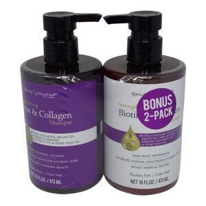 Beauty Untouched Strengthening Biotin & Collagen Shampoo & Conditioner 2 pk 16oz